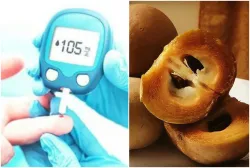 <p>Diabetes Test Machine and Sapodilla</p>- India TV Hindi