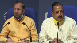 Information & Broadcasting Minister Prakash Javadekar and Union Minister Dr Jitendra Singh- India TV Hindi