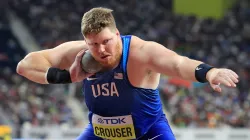  Olympic champion Ryan Crouser smashes shot put meeting record- India TV Hindi