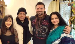 Mithun Chakraborty wife Yogita Bali and son Mahaakshay - India TV Hindi