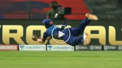 Anukul Roy Catch Mahipal Lomror Mumbai Indians vs Rajasthan Royals MI vs RR- India TV Hindi