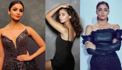 alia bhatt in black dress- India TV Hindi