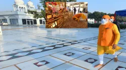 PM Narendra Modi visited Gurudwara Rakab Ganj Sahib in Delhi । अचानक रकबगंज साहिब गुरुद्वारे पहुंचे - India TV Hindi