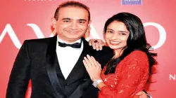 Nirav Modi with wife Ami modi, who is prime accused in USD 2 billion PNB bank fraud case- India TV Paisa