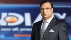 India TV Chairman and Editor-in-Chief Rajat Sharma.- India TV Hindi