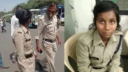 Fake woman cop extorting money caught red-handed- India TV Hindi