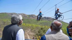 सीएम नीतीश कुमार ने राजगीर में नए रोपवे का किया लोकार्पण, शांति स्तूप में की पूजा-अर्चना- India TV Hindi