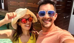 aditya narayan shares new picture with wife Shweta Agarwal Jha wrote My happy place is you - India TV Hindi