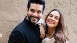 angad bedi and neha - India TV Hindi