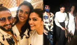 Ranveer Singh Deepika Padukone and PV Sindhu at Bastian in Mumbai see pics - India TV Hindi