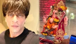 shahrukh khan ganpati visarjan 2021 new instagram post wrote May Lord Ganesha blessings remain with - India TV Hindi