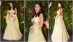 alia bhatt look sangeet ceremony - India TV Hindi