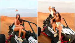 janhvi kapoor dessert in the desert pics with sister khushi kapoor - India TV Hindi