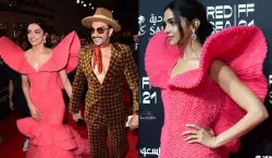 Deepika Padukone looks stunning in pink dress promote 83 with Ranveer Singh - India TV Hindi