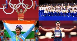 Year ender, In the year 2021, Tokyo OLYMPIC, Indian hockey team, PV Sindhu, Neeraj Chopra, Bajarang - India TV Hindi