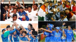 <p>U-19 ट्रॉफी के साथ...- India TV Hindi