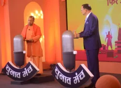 Yogi Adityanath at India TV Chunav Manch 2022 - India TV Hindi