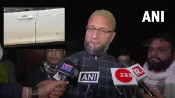 Asaduddin Owaisi Convoy attacked- India TV Hindi