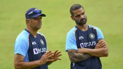 Rahul Dravid And Shikhar Dhawan (File Photo)- India TV Hindi