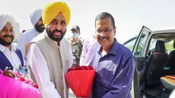 Bhagwant Mann with Arvind Kejriwal- India TV Hindi