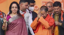 Hema Malini with Yogi Adityanath- India TV Hindi