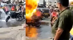 Nallasopara Bike Fire Video- India TV Hindi