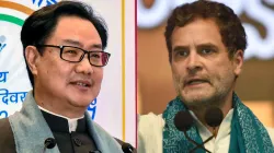 Sedition Law, Sedition Law Rahul Gandhi, Sedition Law Kiren Rijiju, Kiren Rijiju- India TV Hindi