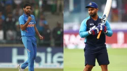 <p>Bhuvneshwar Kumar and Rishabh Pant</p>- India TV Hindi