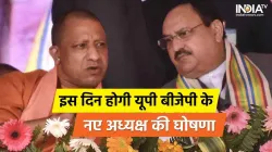 Yogi Adityanath with BJP head JP Nadda- India TV Hindi