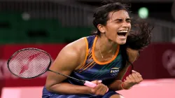 Sindhu celebrates after her victory - India TV Hindi