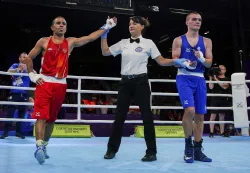 Amit Panghal wins his quarterfinal bout at the CWG 2022- India TV Hindi