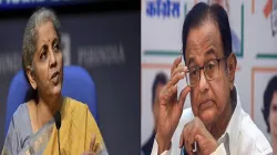 Finance Minister Nirmala Sitharaman and Former Finance Minister P Chidambaram(File Photo)- India TV Hindi