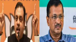 BJP spokesperson Sambit Patra and Delhi chief minister Arvind Kejriwal(File Photo)- India TV Hindi