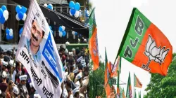 AAP and BJP Flag (File photo)- India TV Hindi