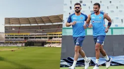 Virat Kohli and Harshal Patel at RGI Stadium, Hyderabad- India TV Hindi