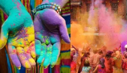 playing Holi with these colors, - India TV Hindi