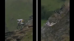 accident with mountain biker - India TV Hindi