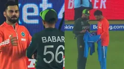 Virat Kohli gave signed jersey to Babar Azam- India TV Hindi