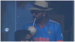 india new zealand semifinal match hardik pandya drinking coconut water viral image- India TV Hindi