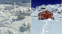 kedarnath snowfall- India TV Hindi