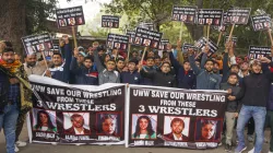 Junior Wrestlers Assembled At Jantar Mantar- India TV Hindi