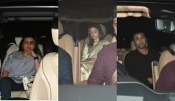 alia bhatt ranbir kapoor rani mukerji arrived for Sanjay Leela Bhansali birthday party- India TV Hindi