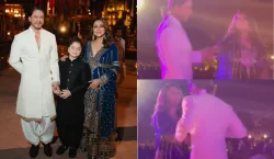 Anant Ambani Radhika Merchant Pre wedding Shah Rukh Khan dances with wife Gauri as Udit Narayan sing- India TV Hindi