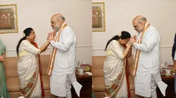 Asha Bhosale amit shah- India TV Hindi