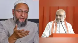 AIMIM chief Asaduddin Owaisi and Union Home Minister Amit Shah- India TV Hindi