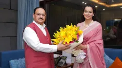 JP nadda, Kangna Ranaut- India TV Hindi