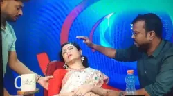 Anchor Faints- India TV Hindi