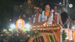 pm modi, road show- India TV Hindi