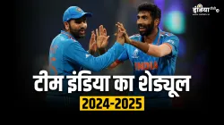 team india schedule- India TV Hindi