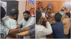 karni sena members Mahipal Singh Makrana and Shiv Singh Shekhawat clash in jaipur- India TV Hindi